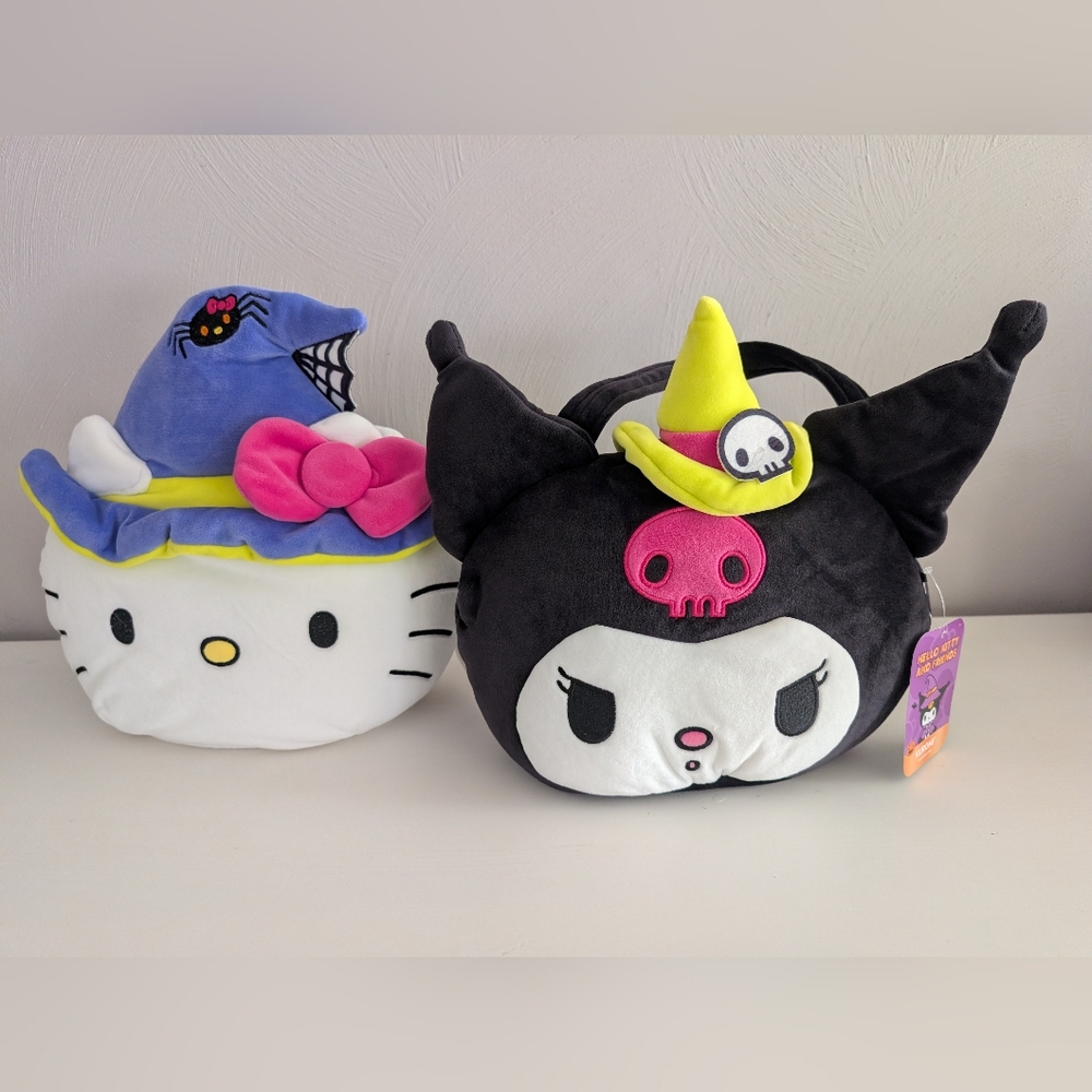 Sanrio Hello Kitty And Kuromi Plush Bags